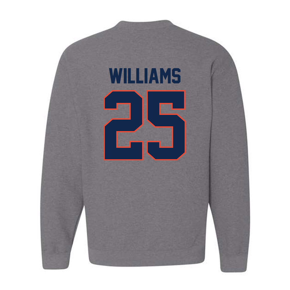 Illinois - NCAA Men's Basketball : Max Williams - Crewneck Sweatshirt Classic Shersey