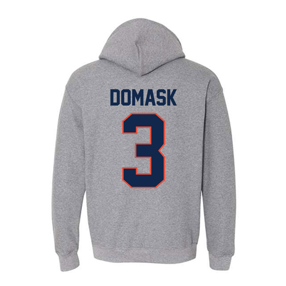 Illinois - NCAA Men's Basketball : Marcus Domask - Hooded Sweatshirt Classic Shersey