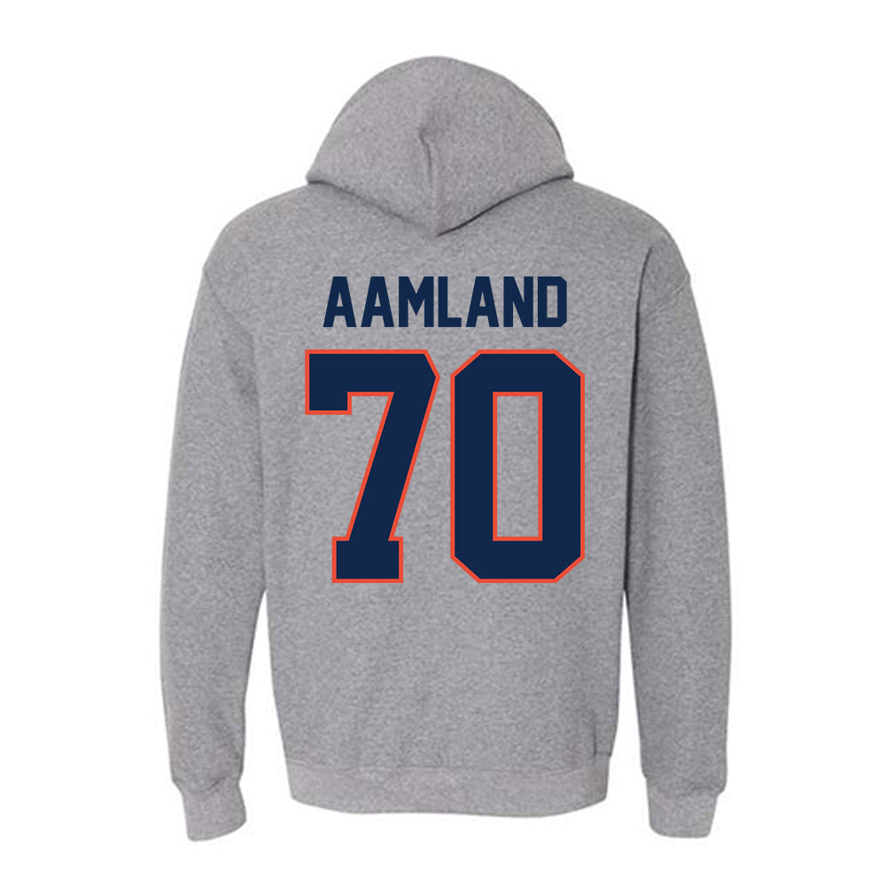 Illinois - NCAA Football : Zach Aamland - Hooded Sweatshirt Classic Shersey