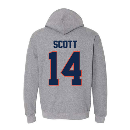 Illinois - NCAA Football : Xavier Scott - Hooded Sweatshirt Classic Shersey