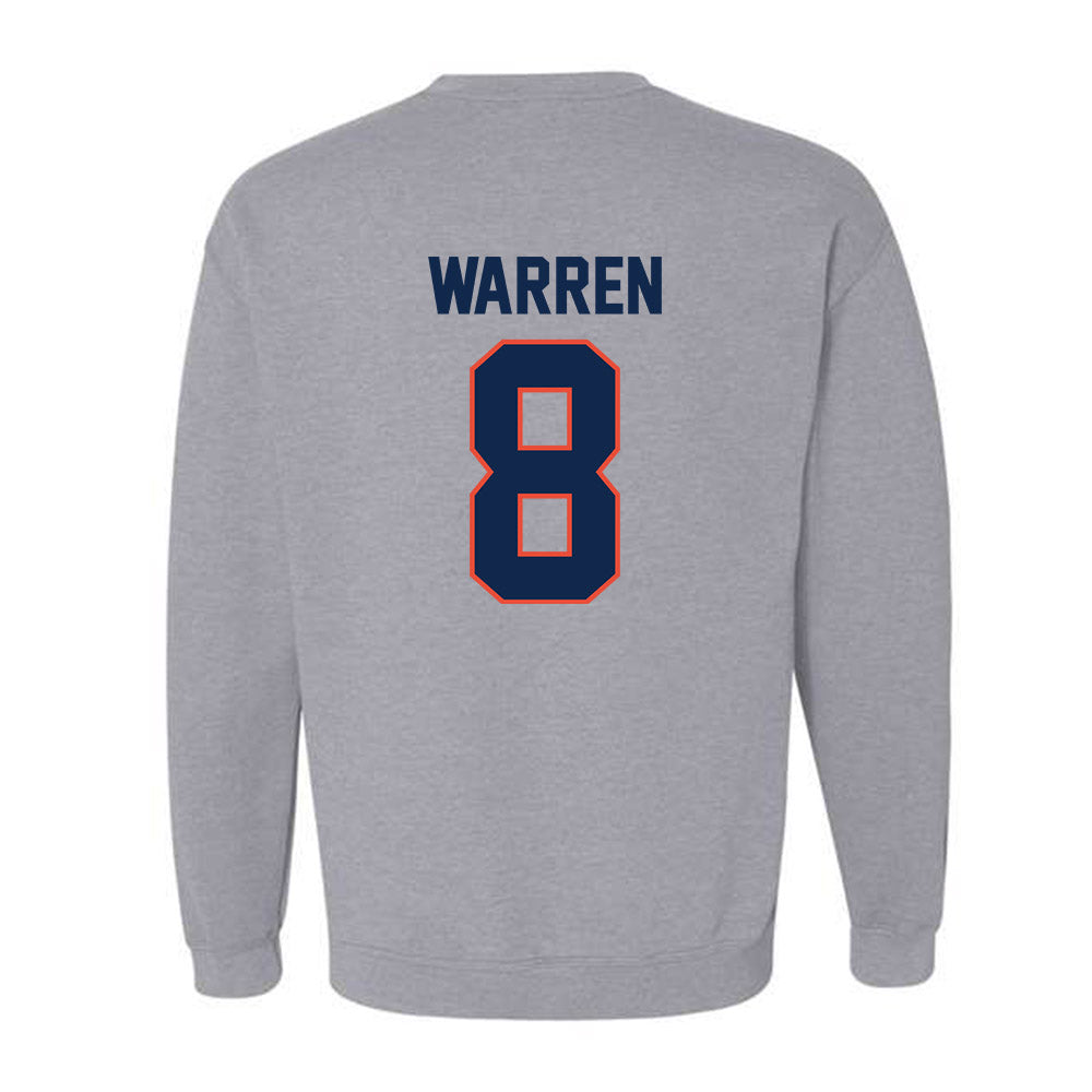 Illinois - NCAA Football : Jeremiah Warren - Classic Shersey Crewneck Sweatshirt-1