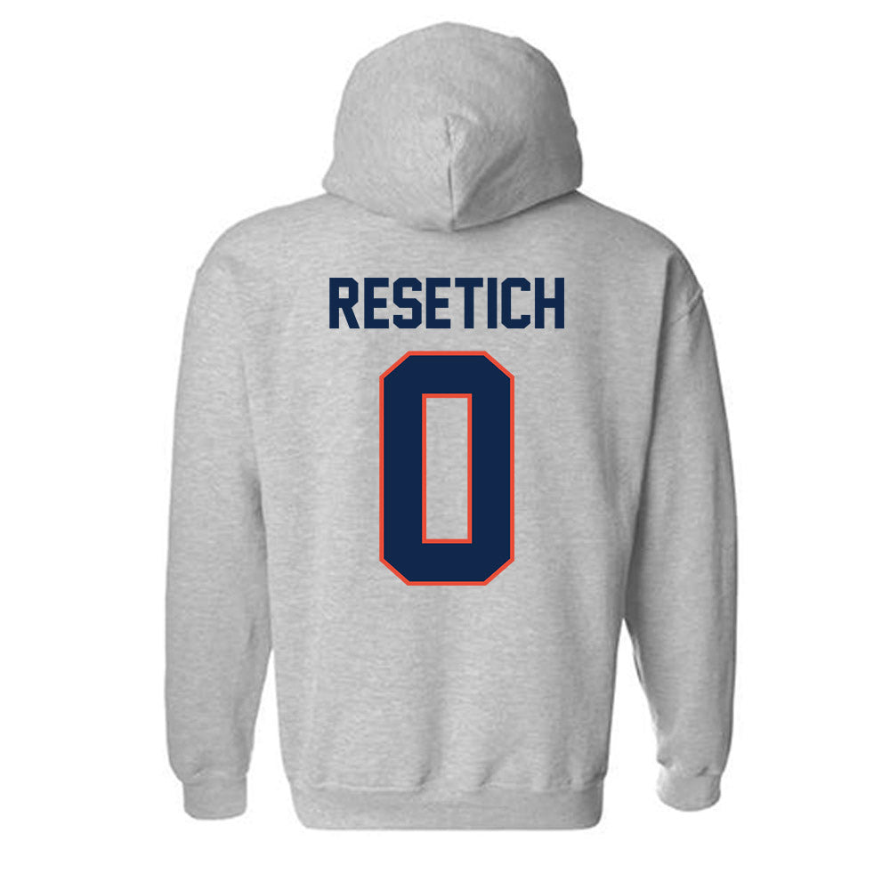 Illinois - NCAA Football : Mac Resetich - Classic Shersey Hooded Sweatshirt-1