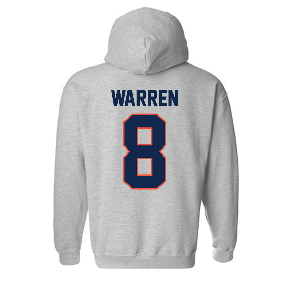 Illinois - NCAA Football : Jeremiah Warren - Classic Shersey Hooded Sweatshirt-1