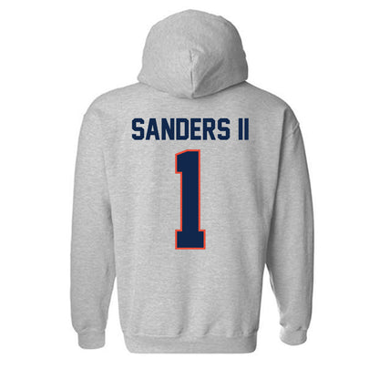 Illinois - NCAA Football : Mario Sanders II - Classic Shersey Hooded Sweatshirt-1