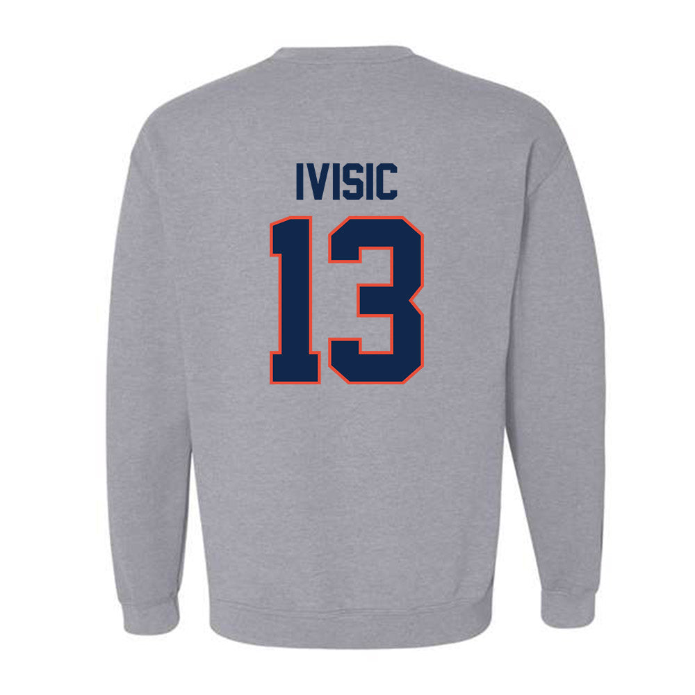 Illinois - NCAA Men's Basketball : Tomislav Ivisic - Classic Shersey Crewneck Sweatshirt-1