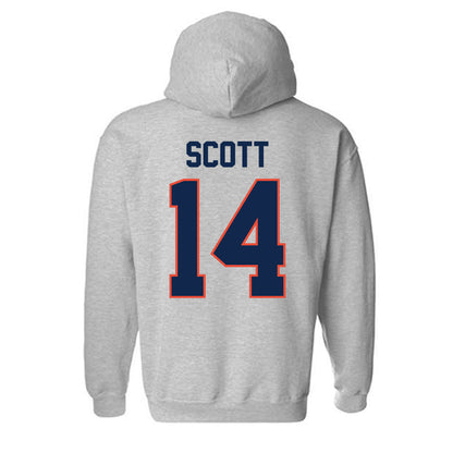 Illinois - NCAA Football : Xavier Scott - Classic Shersey Hooded Sweatshirt-1