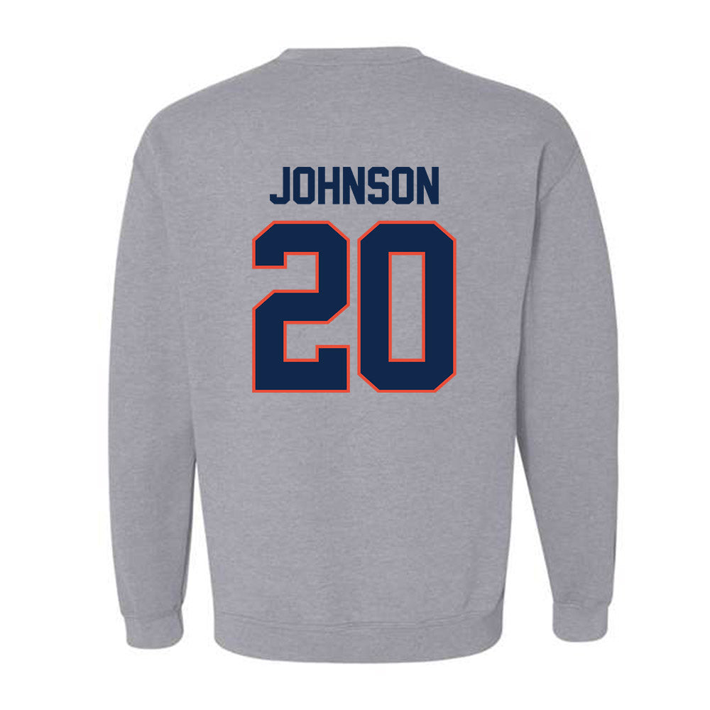 Illinois - NCAA Baseball : Ryan Johnson - Classic Shersey Crewneck Sweatshirt-1