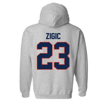 Illinois - NCAA Women's Volleyball : Lara Zigic - Classic Shersey Hooded Sweatshirt-1
