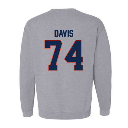 Illinois - NCAA Football : J.C. Davis - Classic Shersey Crewneck Sweatshirt-1