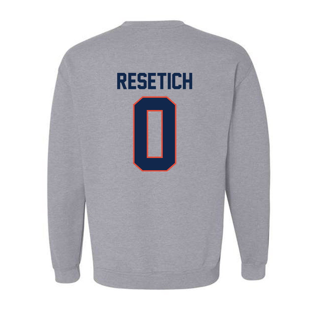 Illinois - NCAA Football : Mac Resetich - Classic Shersey Crewneck Sweatshirt-1