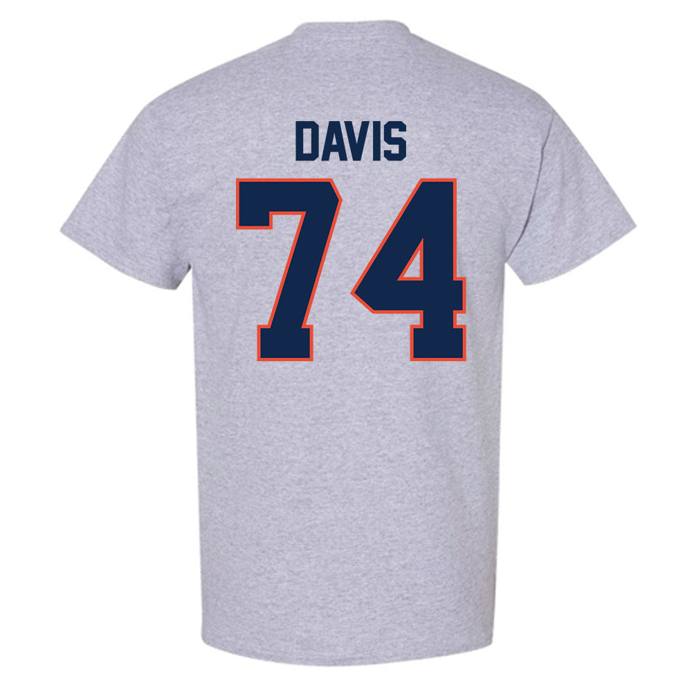 Illinois - NCAA Football : J.C. Davis - Classic Shersey T-Shirt-1