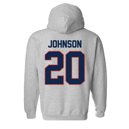 Illinois - NCAA Baseball : Ryan Johnson - Classic Shersey Hooded Sweatshirt-1