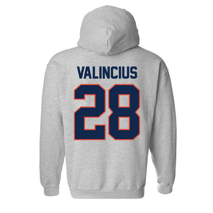 Illinois - NCAA Baseball : Vytas Valincius - Classic Shersey Hooded Sweatshirt-1