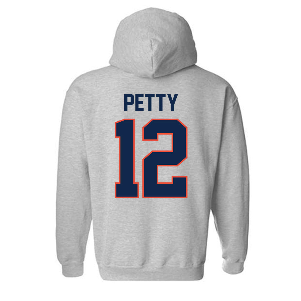 Illinois - NCAA Football : Trey Petty - Classic Shersey Hooded Sweatshirt-1