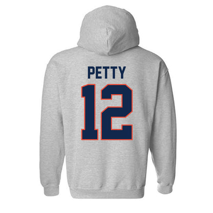 Illinois - NCAA Football : Trey Petty - Classic Shersey Hooded Sweatshirt-1