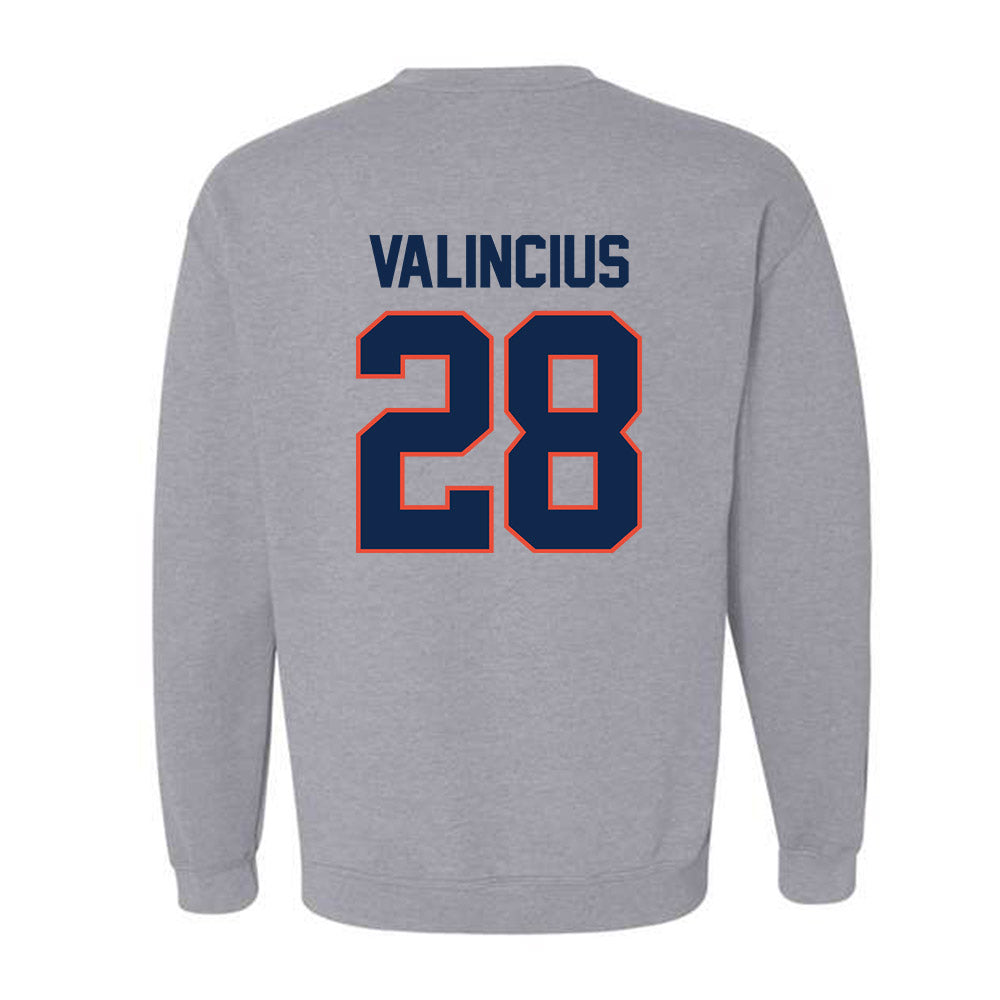 Illinois - NCAA Baseball : Vytas Valincius - Classic Shersey Crewneck Sweatshirt-1