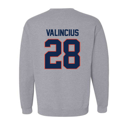 Illinois - NCAA Baseball : Vytas Valincius - Classic Shersey Crewneck Sweatshirt-1
