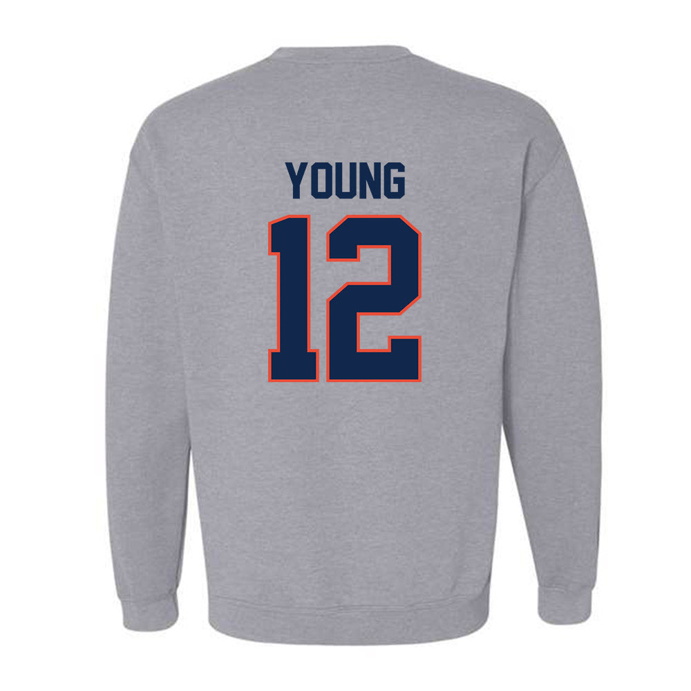 Illinois - NCAA Baseball : Ike Young - Classic Shersey Crewneck Sweatshirt-1