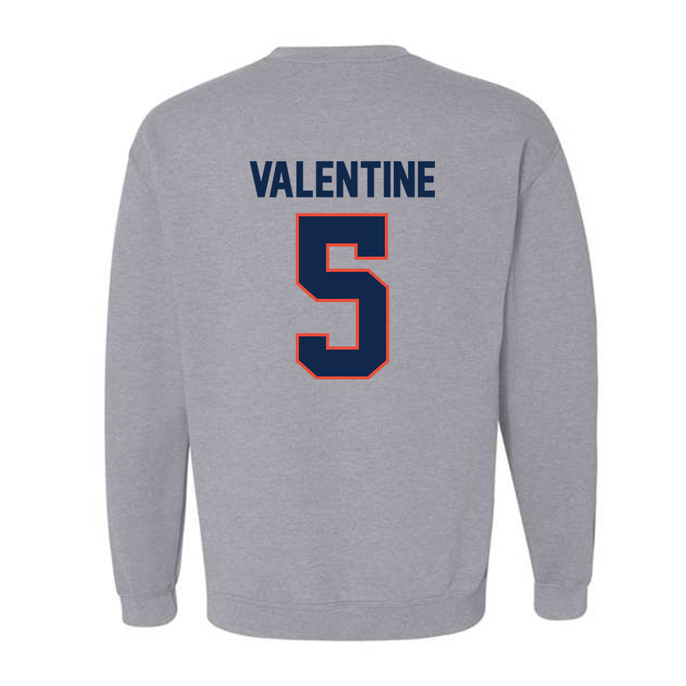 Illinois - NCAA Football : Ca'Lil Valentine - Classic Shersey Crewneck Sweatshirt