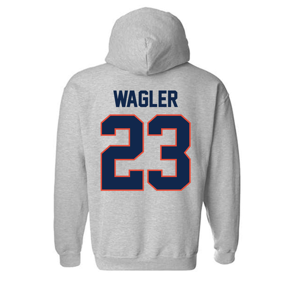 Illinois - NCAA Men's Basketball : Keaton Wagler - Classic Shersey Hooded Sweatshirt-1