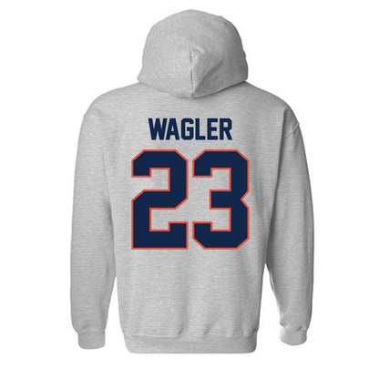 Illinois - NCAA Men's Basketball : Keaton Wagler - Classic Shersey Hooded Sweatshirt-1