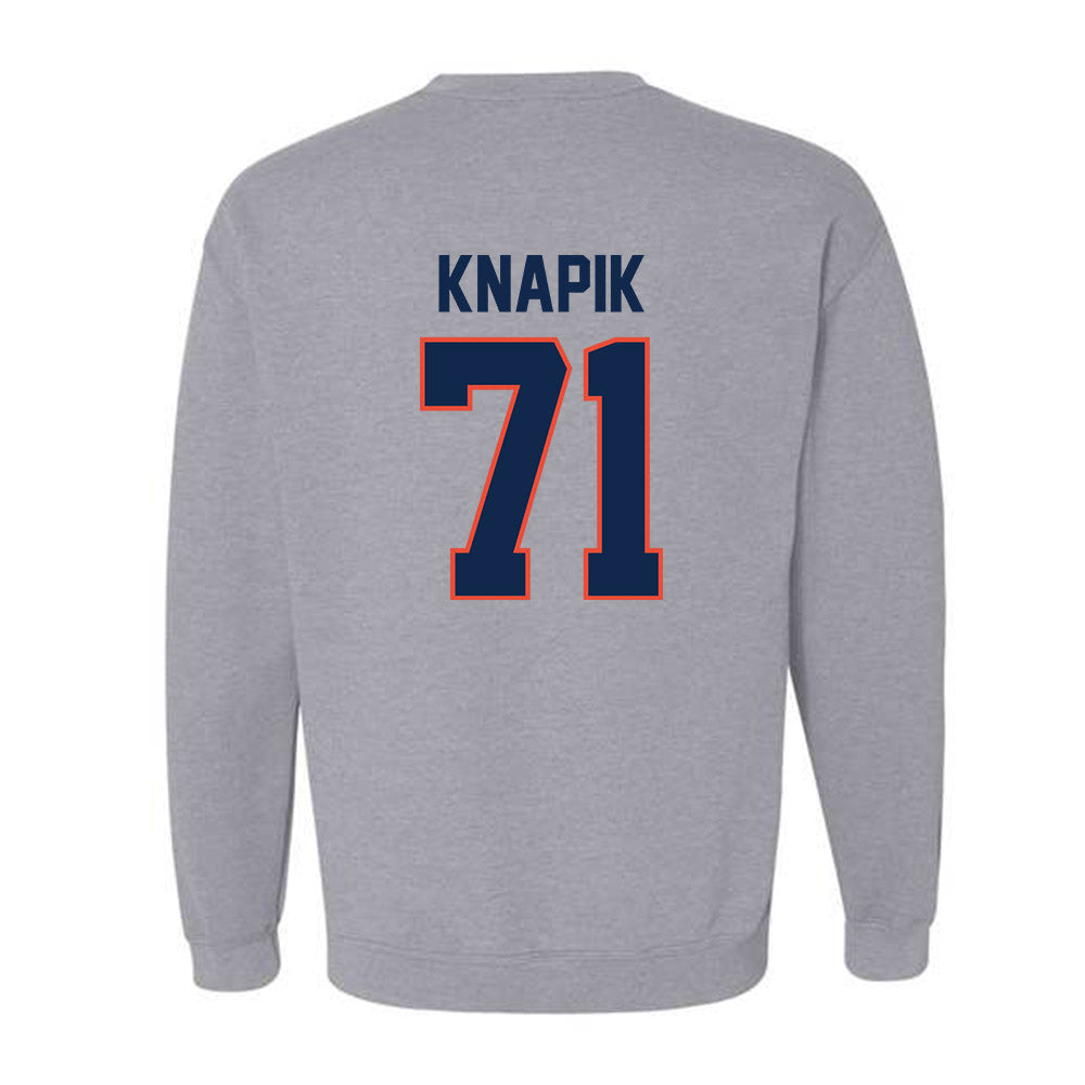 Illinois - NCAA Football : Nathan Knapik - Classic Shersey Crewneck Sweatshirt-1