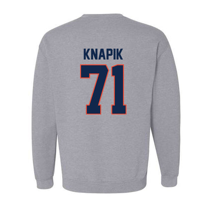 Illinois - NCAA Football : Nathan Knapik - Classic Shersey Crewneck Sweatshirt-1
