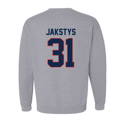 Illinois - NCAA Men's Basketball : Jason Jakstys - Classic Shersey Crewneck Sweatshirt-1