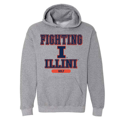 Illinois - NCAA Men's Golf : Ryan Voois - Classic Shersey Hooded Sweatshirt