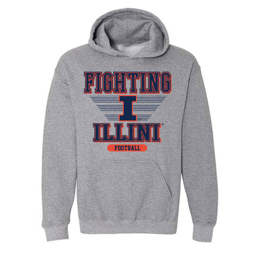 Illinois - NCAA Football : Luke Altmyer - Hooded Sweatshirt Classic Shersey