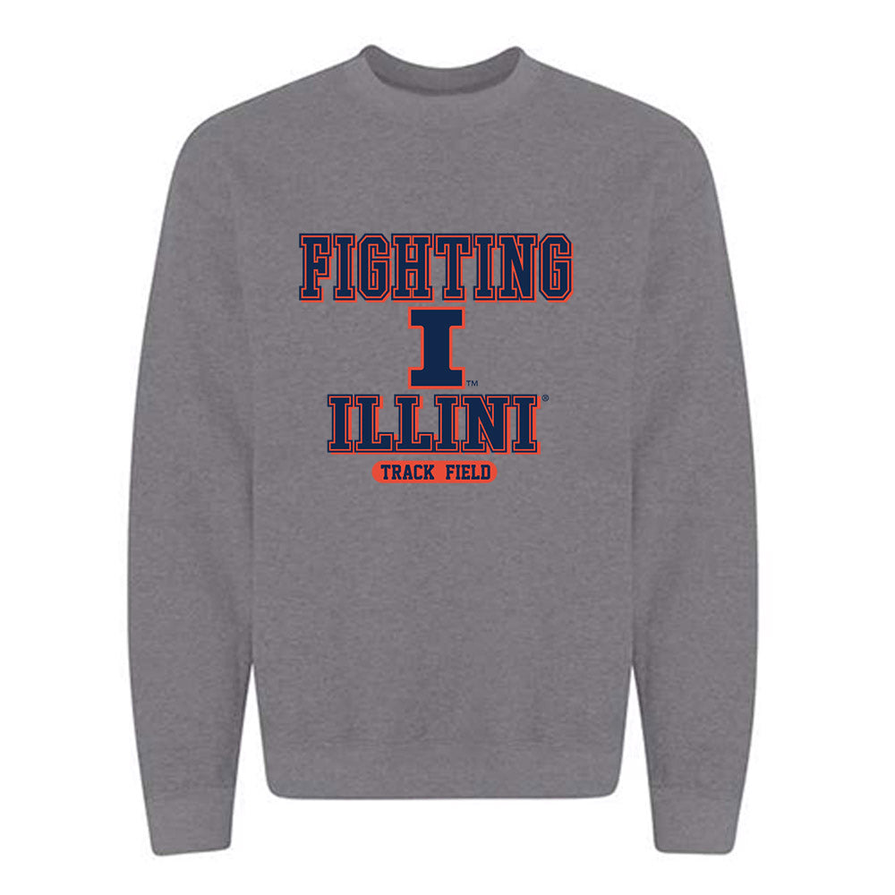 Illinois - NCAA Men's Track & Field (Outdoor) : Zac Sherman - Classic Shersey Crewneck Sweatshirt