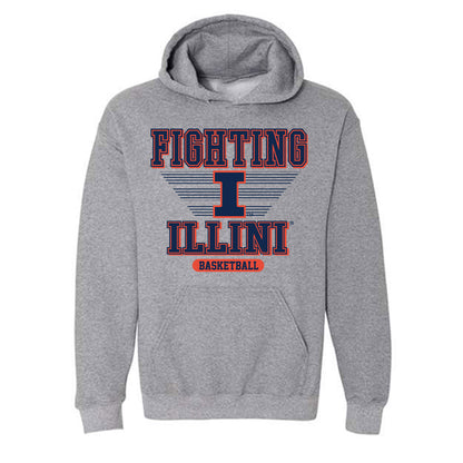 Illinois - NCAA Men's Basketball : Marcus Domask - Hooded Sweatshirt Classic Shersey