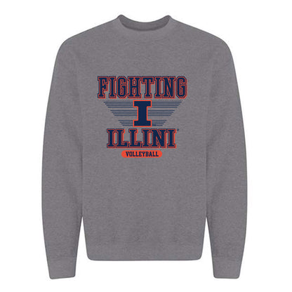 Illinois - NCAA Women's Volleyball : Gabby Dean - Crewneck Sweatshirt Classic Shersey