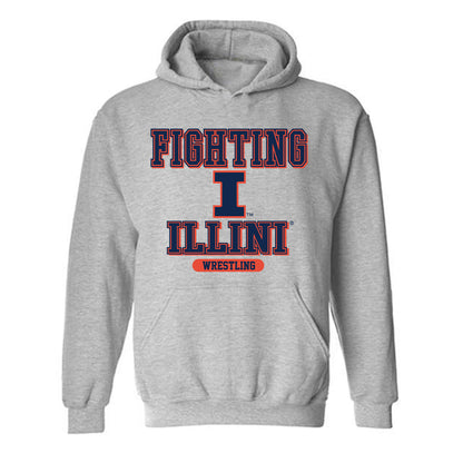 Illinois - NCAA Wrestling : Jackson Herman - Classic Shersey Hooded Sweatshirt-0