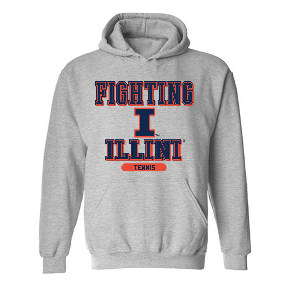Illinois - NCAA Men's Tennis : William Mroz - Classic Shersey Hooded Sweatshirt-0