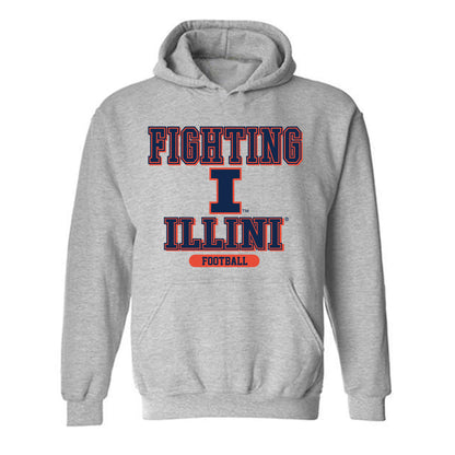 Illinois - NCAA Football : Tyson Rooks - Classic Shersey Hooded Sweatshirt-0