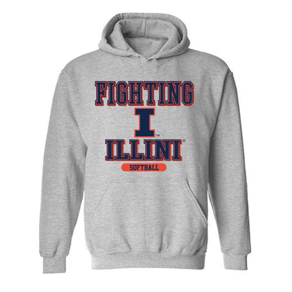 Illinois - NCAA Softball : Keirys Click - Classic Shersey Hooded Sweatshirt-0