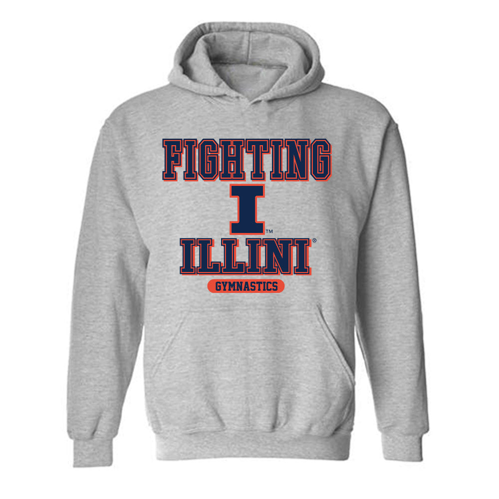 Illinois - NCAA Women's Gymnastics : Olivia Coppola - Classic Shersey Hooded Sweatshirt-0
