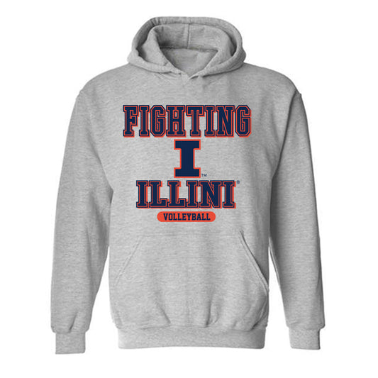 Illinois - NCAA Women's Volleyball : kenna Phelan - Classic Shersey Hooded Sweatshirt-0