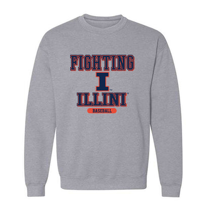 Illinois - NCAA Baseball : Vytas Valincius - Classic Shersey Crewneck Sweatshirt-0