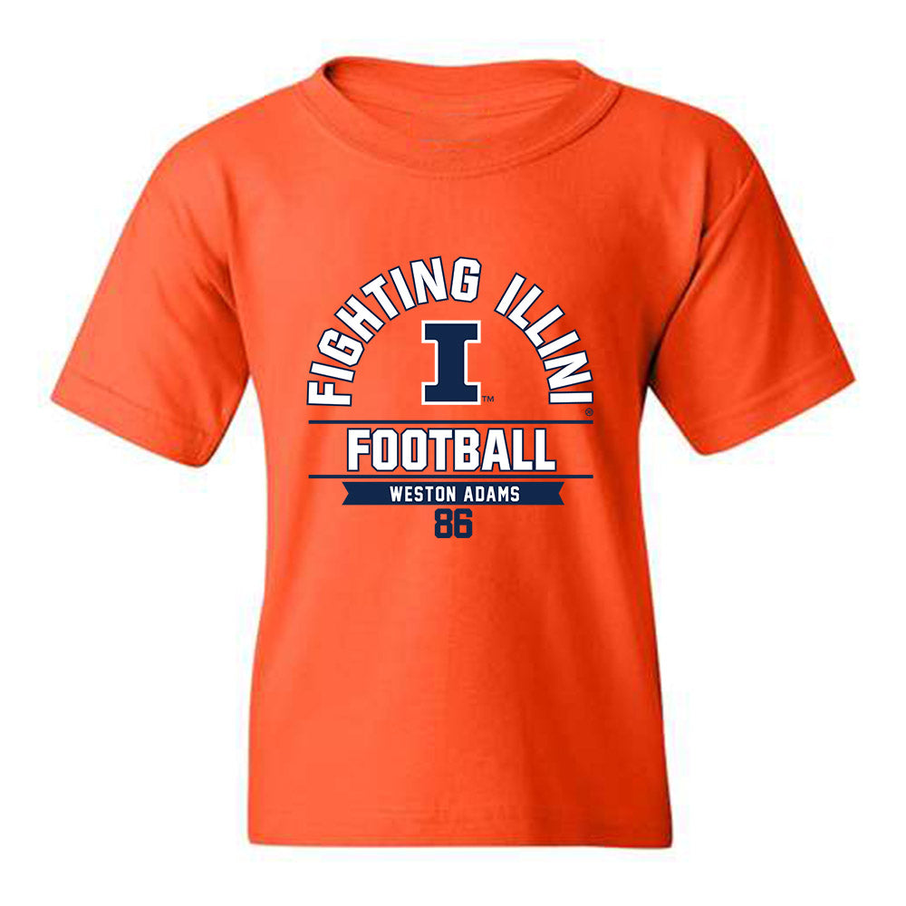 Illinois - NCAA Football : Weston Adams - Youth T-Shirt Classic Fashion Shersey