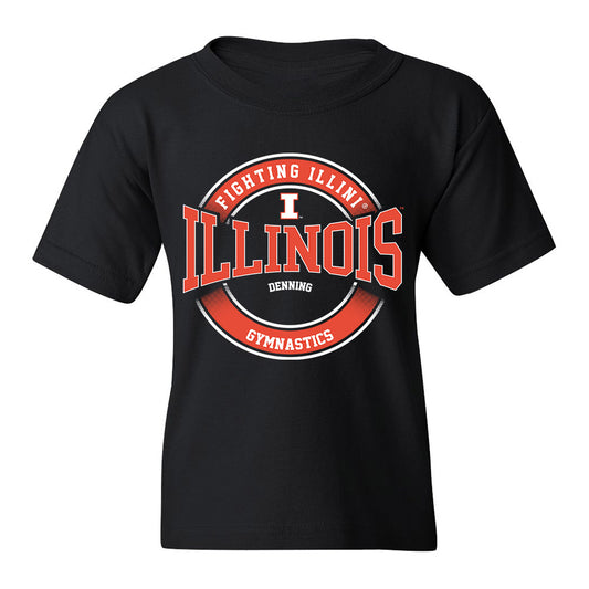 Illinois - NCAA Women's Gymnastics : Destiny Denning - Classic Fashion Shersey Youth T-Shirt