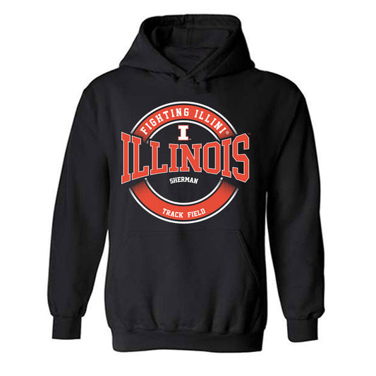 Illinois - NCAA Men's Track & Field (Outdoor) : Zac Sherman - Classic Fashion Shersey Hooded Sweatshirt