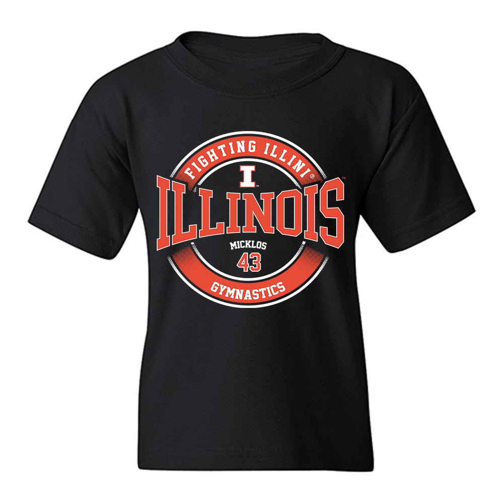 Illinois - NCAA Men's Gymnastics : Connor Micklos - Classic Fashion Shersey Youth T-Shirt