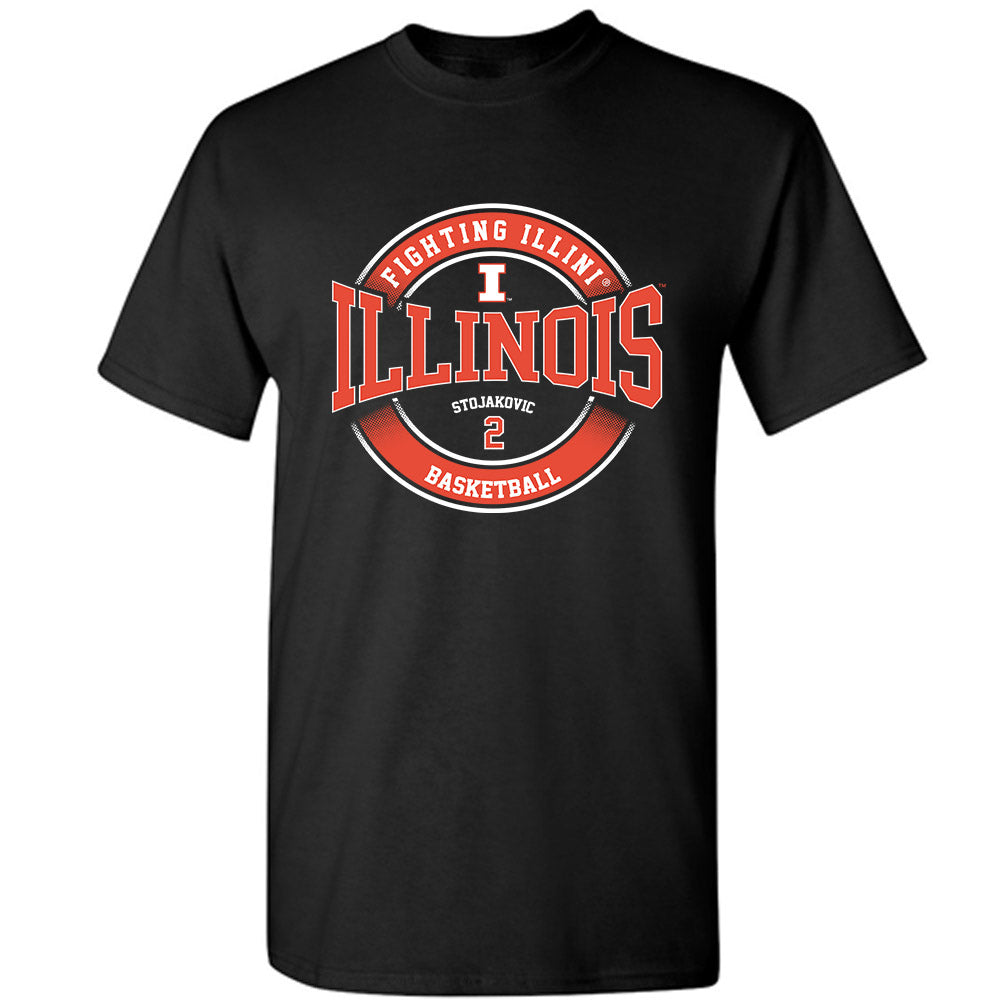Illinois - NCAA Men's Basketball : Andrej Stojakovic - Classic Fashion Shersey T-Shirt-0