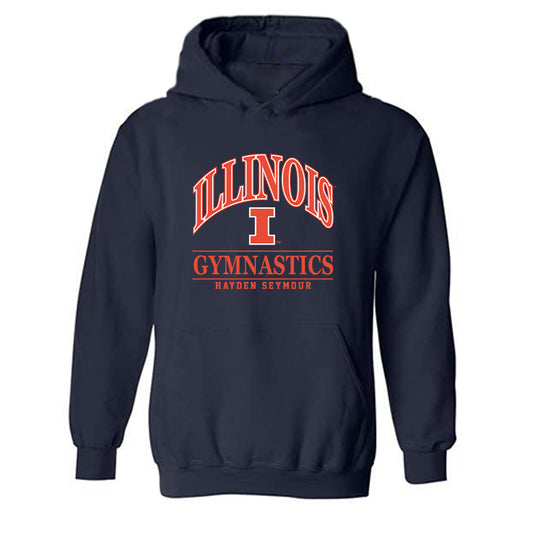 Illinois - NCAA Women's Gymnastics : Hayden Seymour - Classic Fashion Shersey Hooded Sweatshirt-0