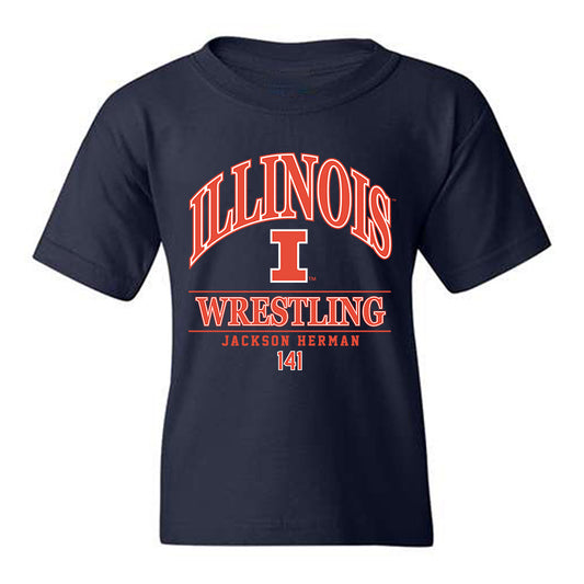 Illinois - NCAA Wrestling : Jackson Herman - Classic Fashion Shersey Youth T-Shirt-0