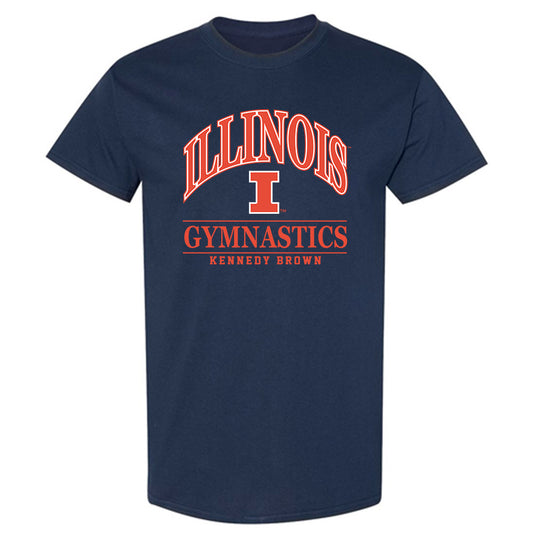 Illinois - NCAA Women's Gymnastics : Kennedy Brown - Classic Fashion Shersey T-Shirt-0