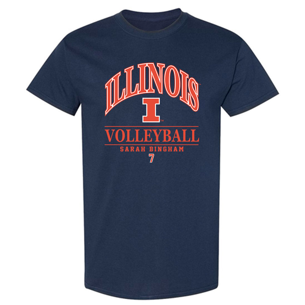 Illinois - NCAA Women's Volleyball : Sarah Bingham - T-Shirt Classic Fashion Shersey