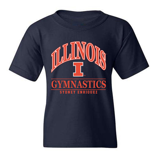 Illinois - NCAA Women's Gymnastics : Sydney Enriquez - Classic Fashion Shersey Youth T-Shirt-0